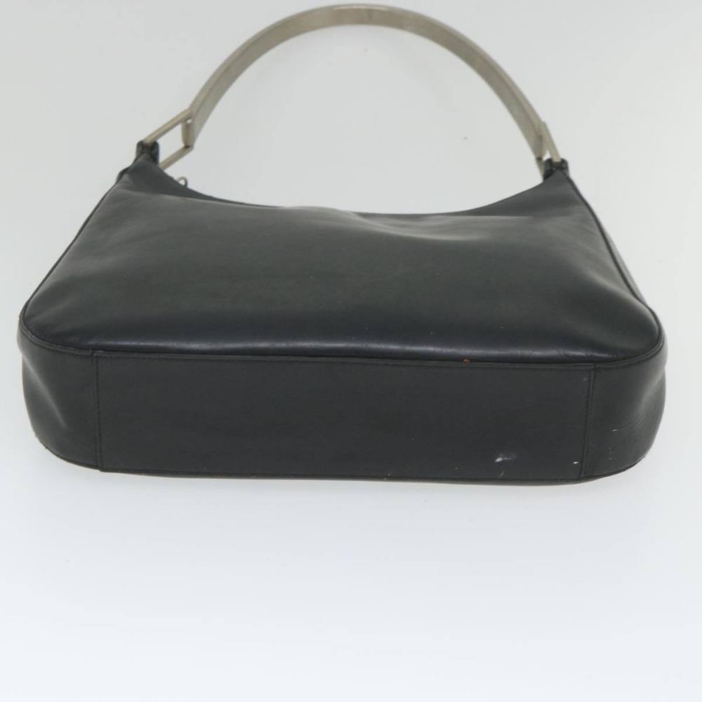 PRADA Shoulder Bag Leather Black Auth 56396 - Picture 5 of 16